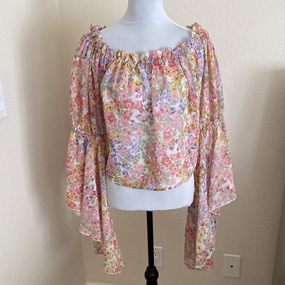 Floral Off-Shoulder Blouse